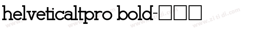 helveticaltpro bold字体转换